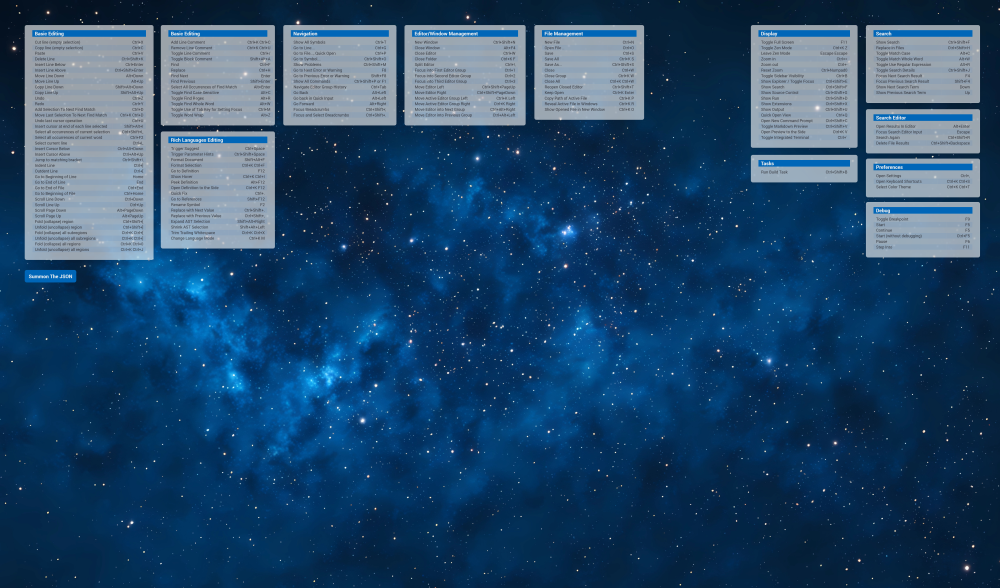 VSCode Keyboard Shortcut Mouse Mats 2.0