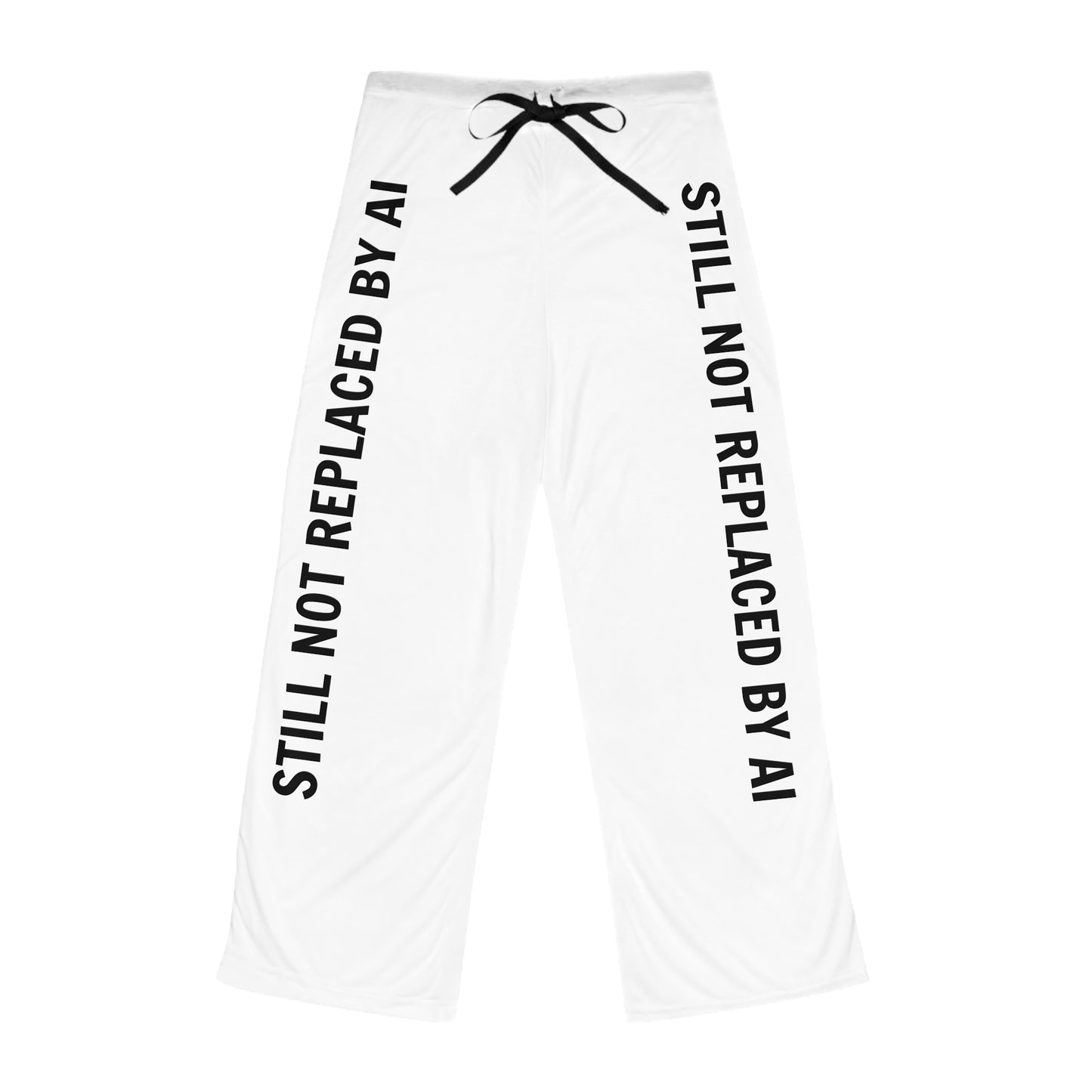 Still Not Replaced by AI – Women’s Pajama Pants for Coders | Silky Soft All-Over Print Lounge Pants