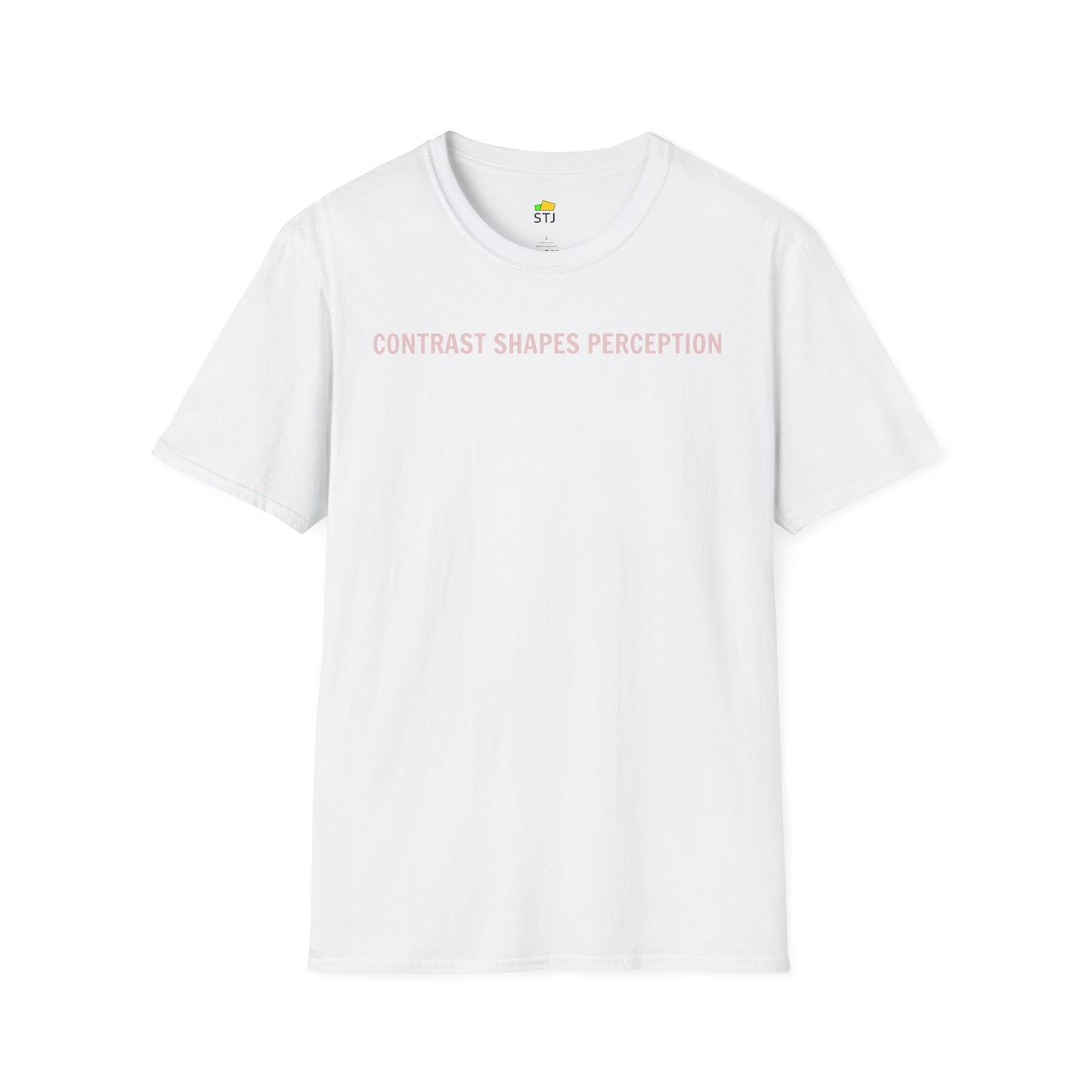 Contrast Shapes Perception - Statement T-Shirt for Frontend Developers UX Designers
