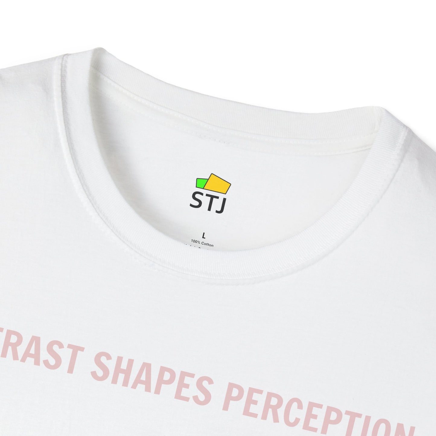 Contrast Shapes Perception - Statement T-Shirt for Frontend Developers UX Designers