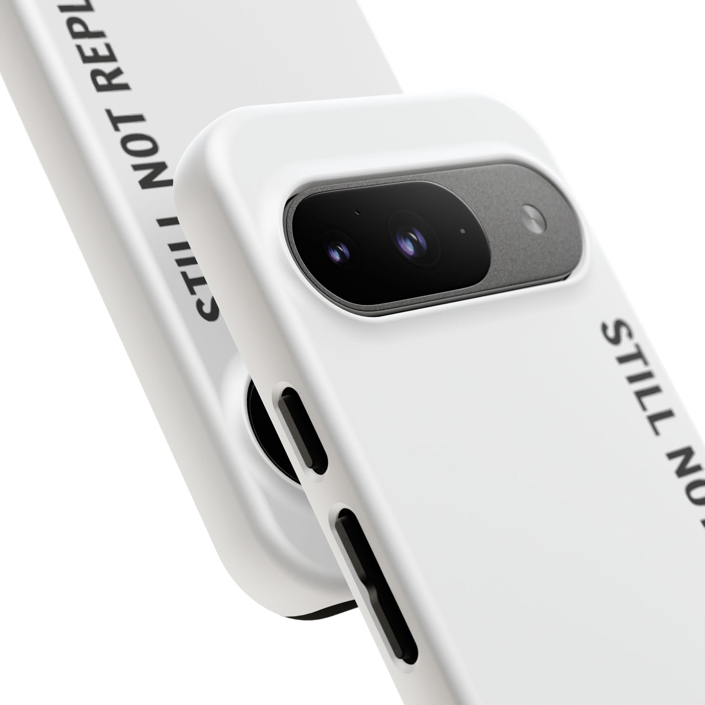 Still Not Replaced by AI – Funny Tough Phone Case for Programmers & Tech Enthusiasts