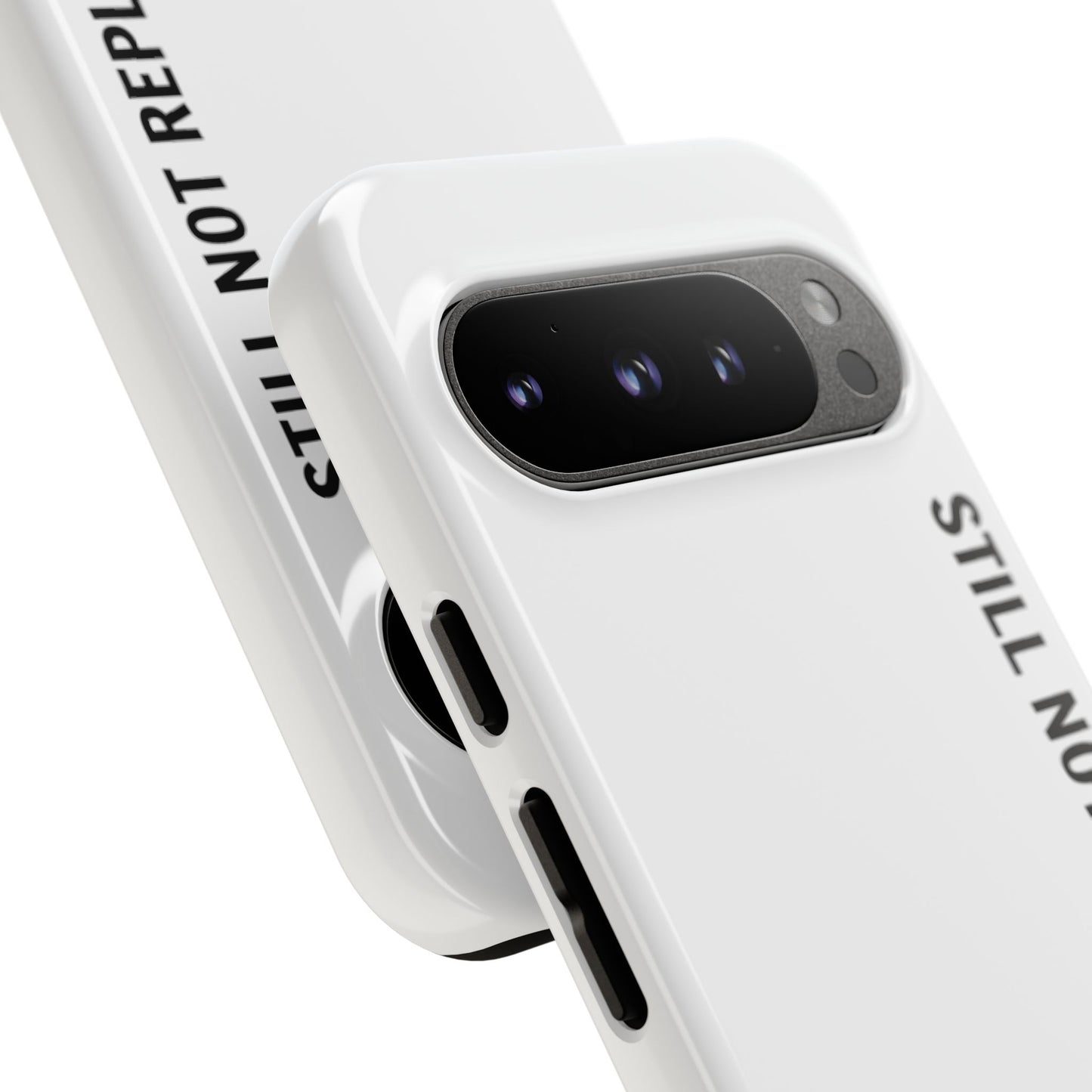 Still Not Replaced by AI – Funny Tough Phone Case for Programmers & Tech Enthusiasts