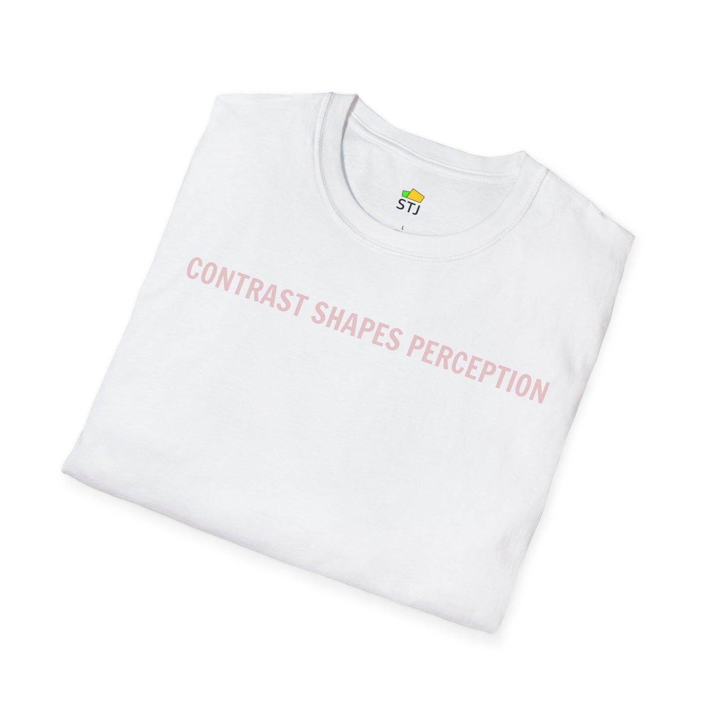 Contrast Shapes Perception - Statement T-Shirt for Frontend Developers UX Designers