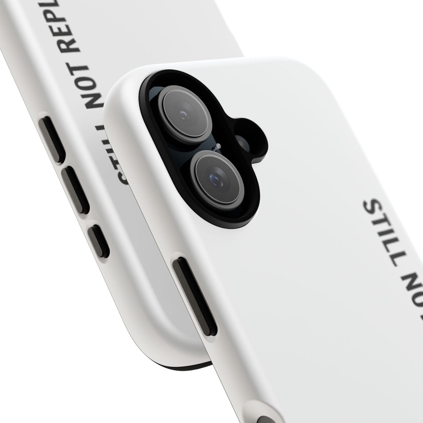 Still Not Replaced by AI – Funny Tough Phone Case for Programmers & Tech Enthusiasts
