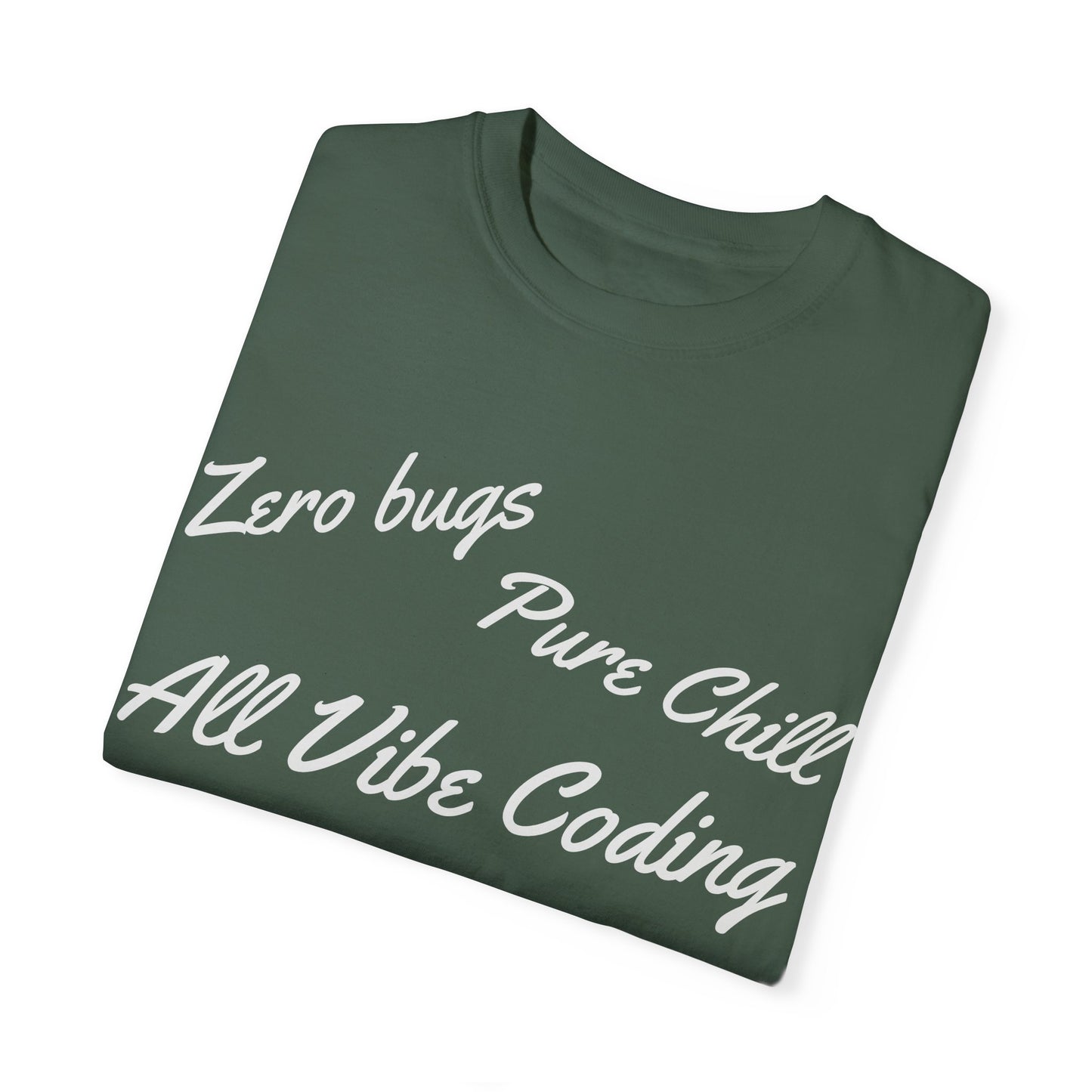 Zero Bugs Pure Chill All Vibe Coding T-Shirt | Funny Developer Tee | Coding Gif