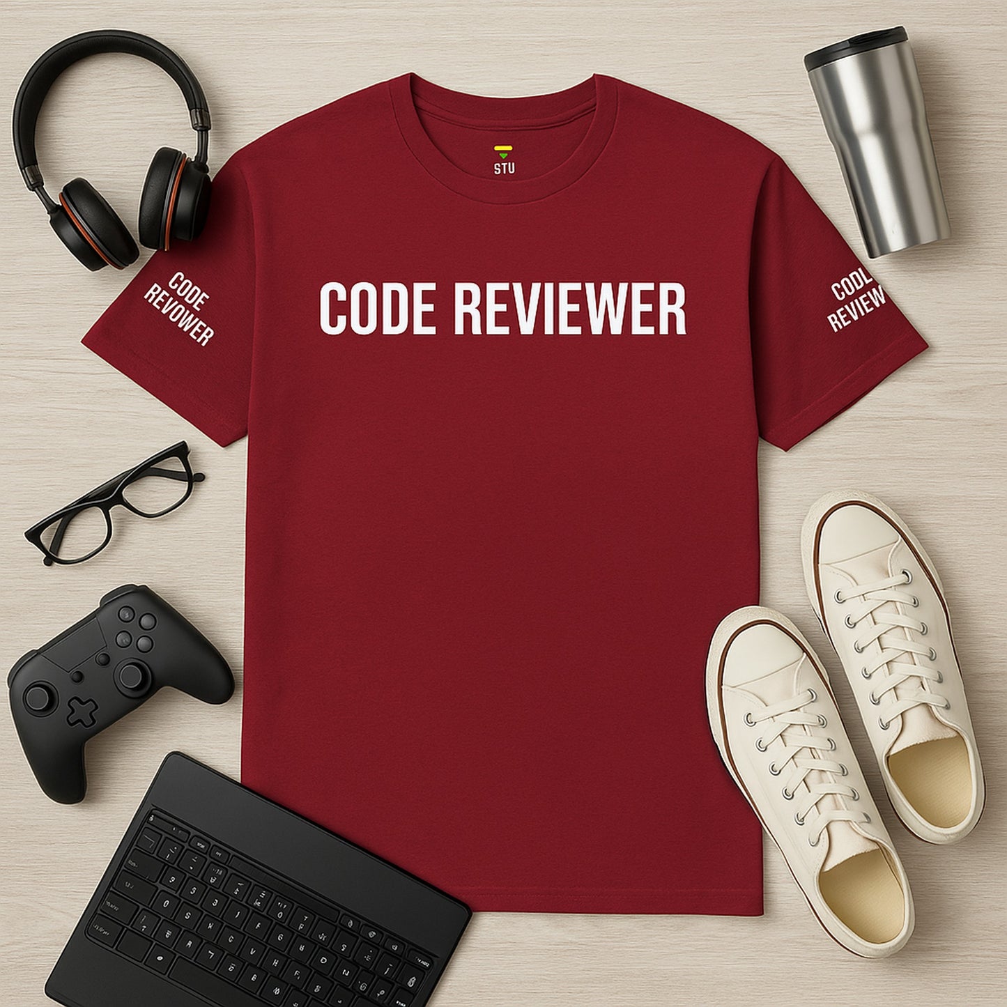 Coder Shirt – "Code Reviewer" – Programming T-Shirt for Developers