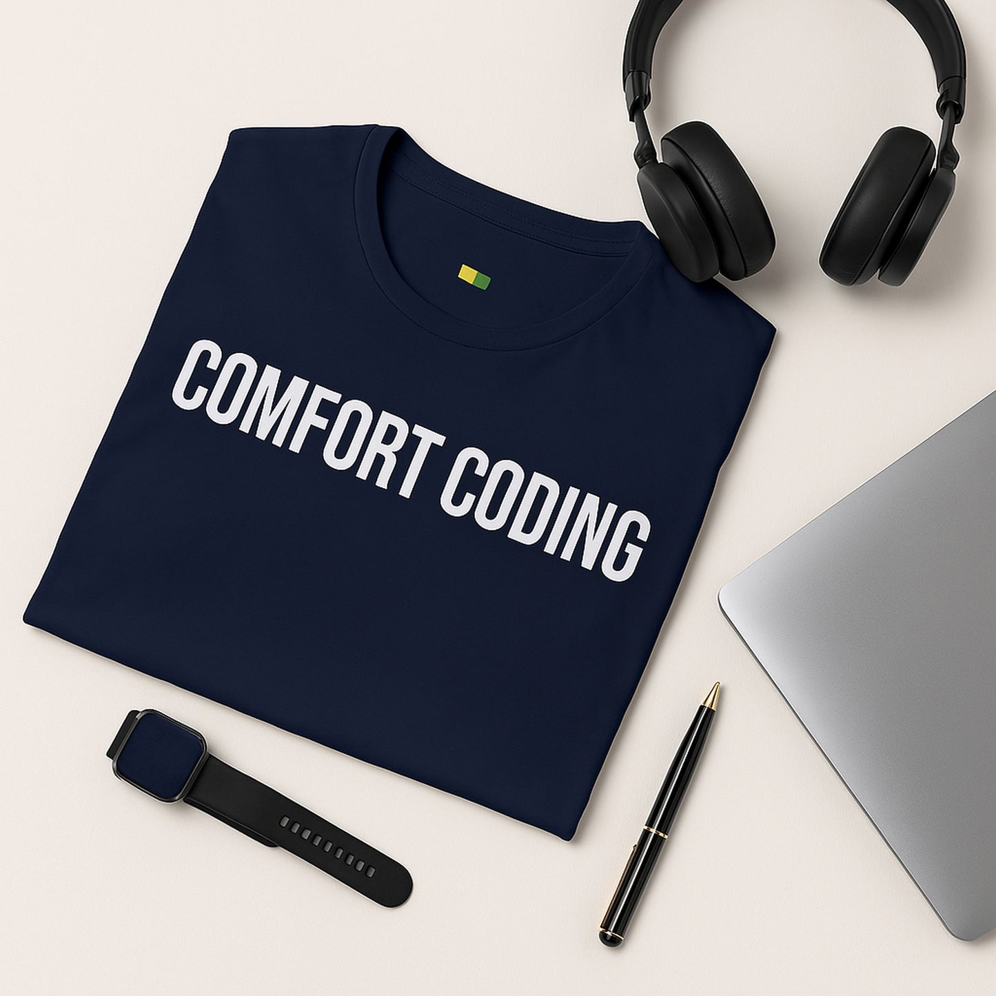 Coder Shirt – "Comfort Coding" – Programming T-Shirt for Developers