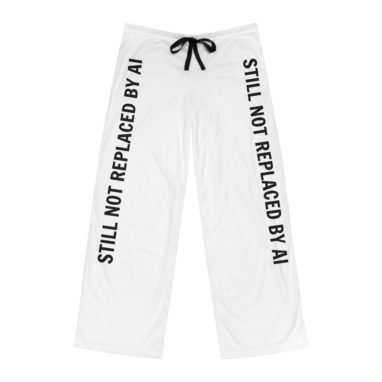 Still Not Replaced by AI – Men’s Pajama Pants for Coders | Silky Soft All-Over Print Lounge Pants