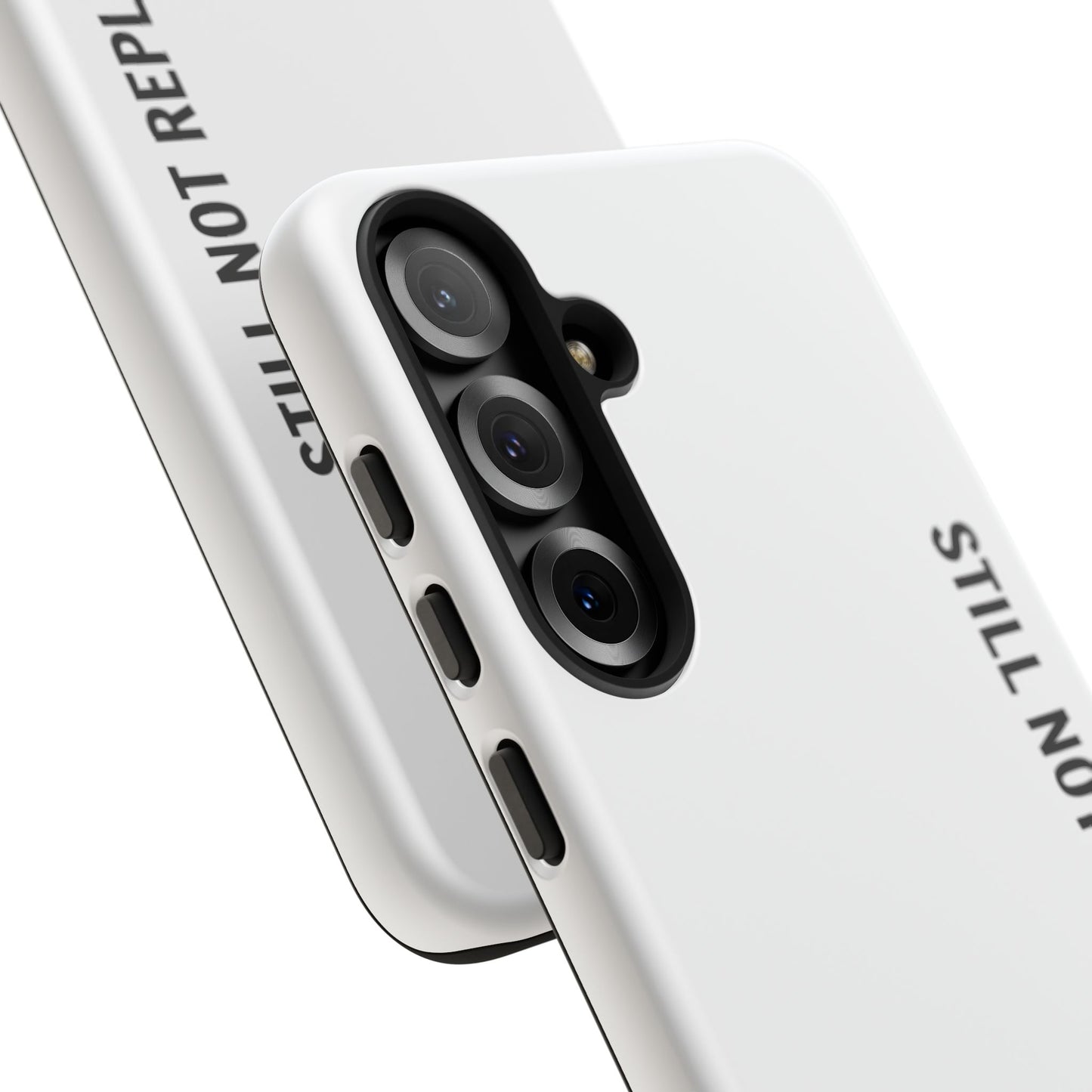 Still Not Replaced by AI – Funny Tough Phone Case for Programmers & Tech Enthusiasts