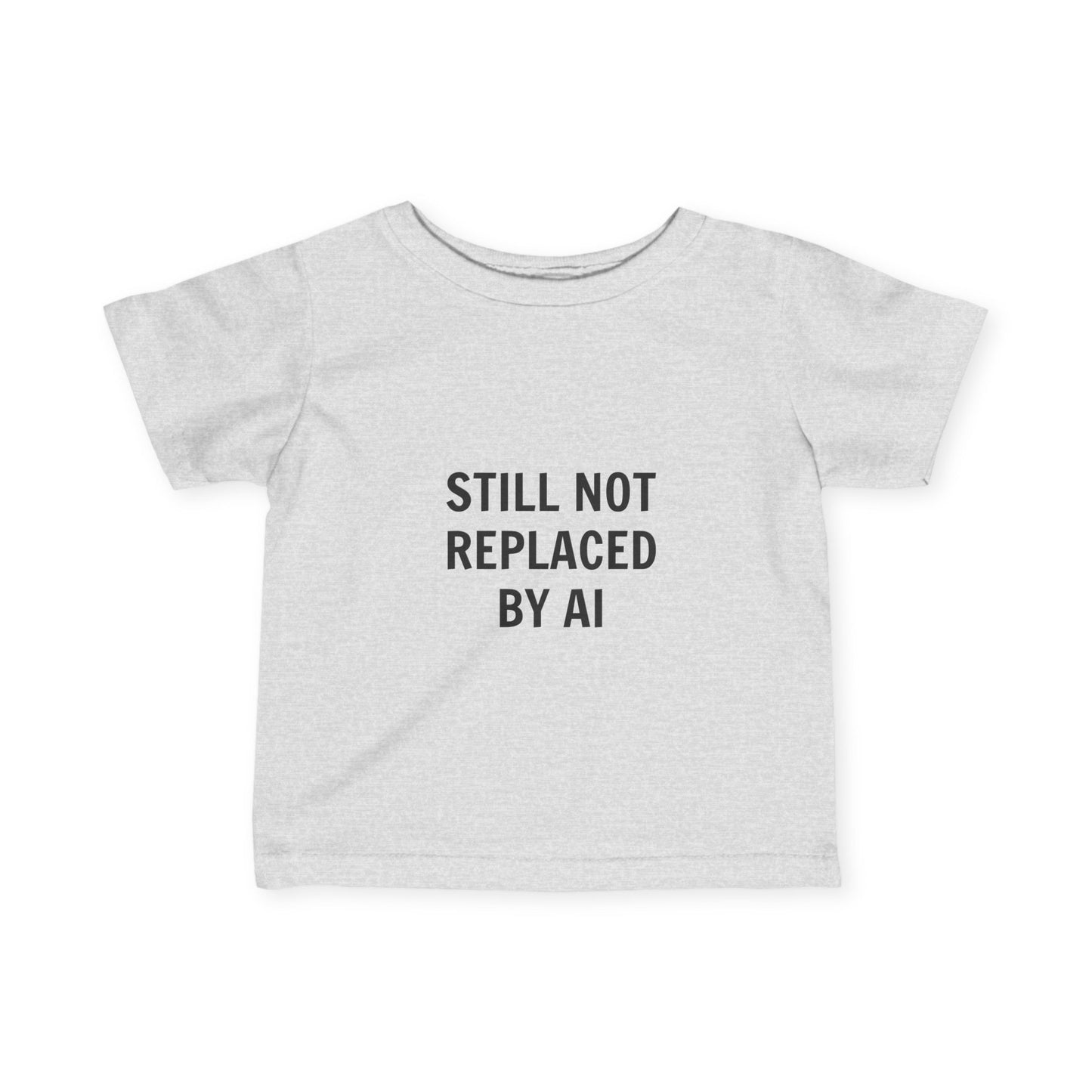 Still Not Replaced by AI – Infant Coder Tee | Soft Cotton Baby Shirt for Future Programmers
