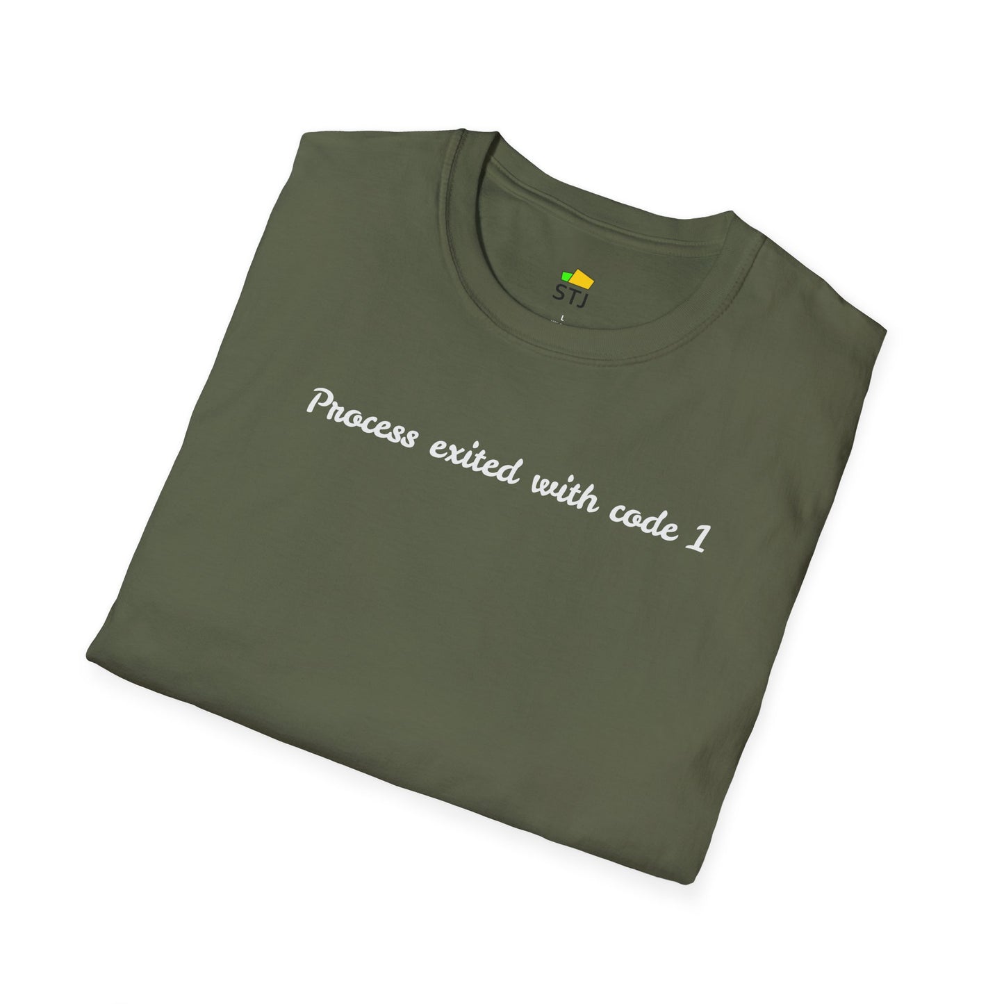Process Exited with Code 1 β Funny Coder Shirt | Debugging Mystery Edition