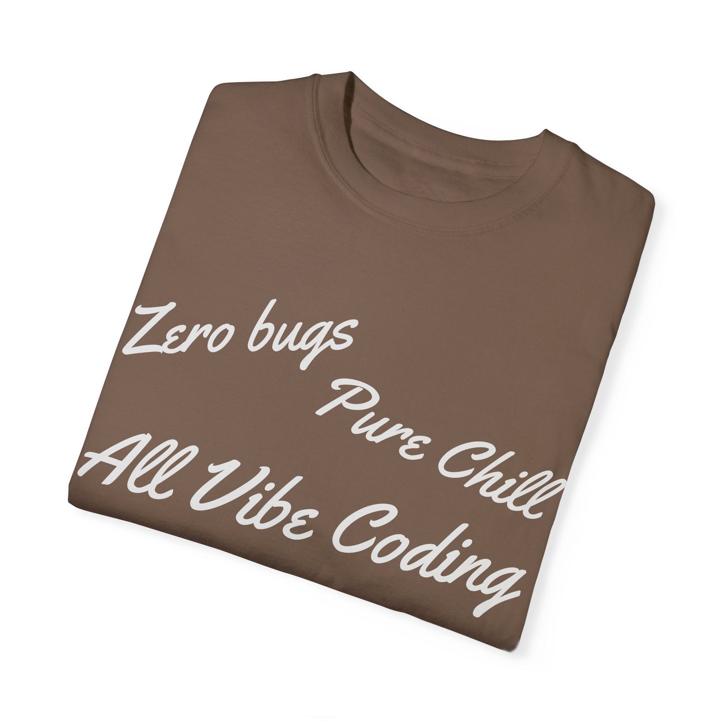 Zero Bugs Pure Chill All Vibe Coding T-Shirt | Funny Developer Tee | Coding Gif