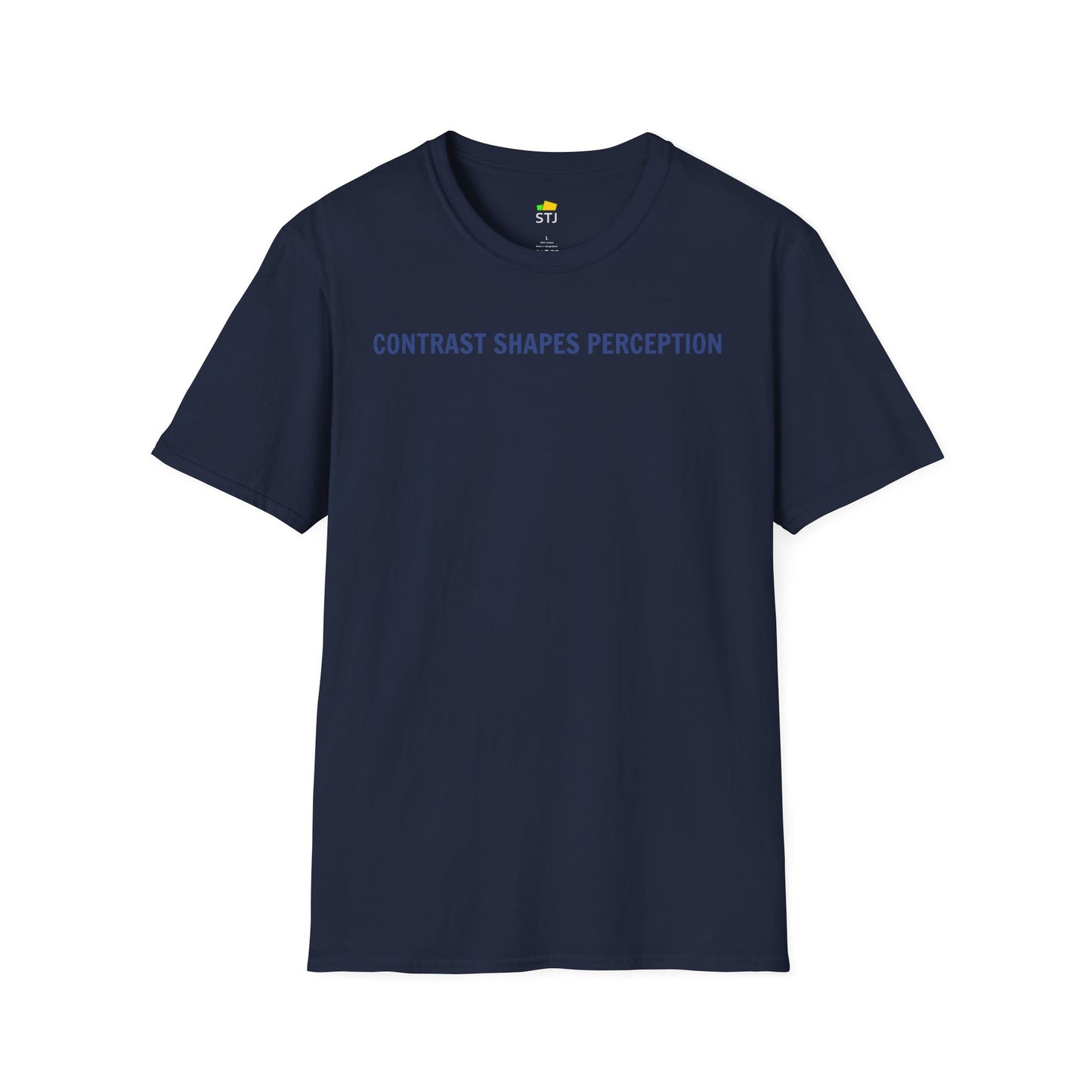 Contrast Shapes Perception - Statement T-Shirt for Frontend Developers UX Designers