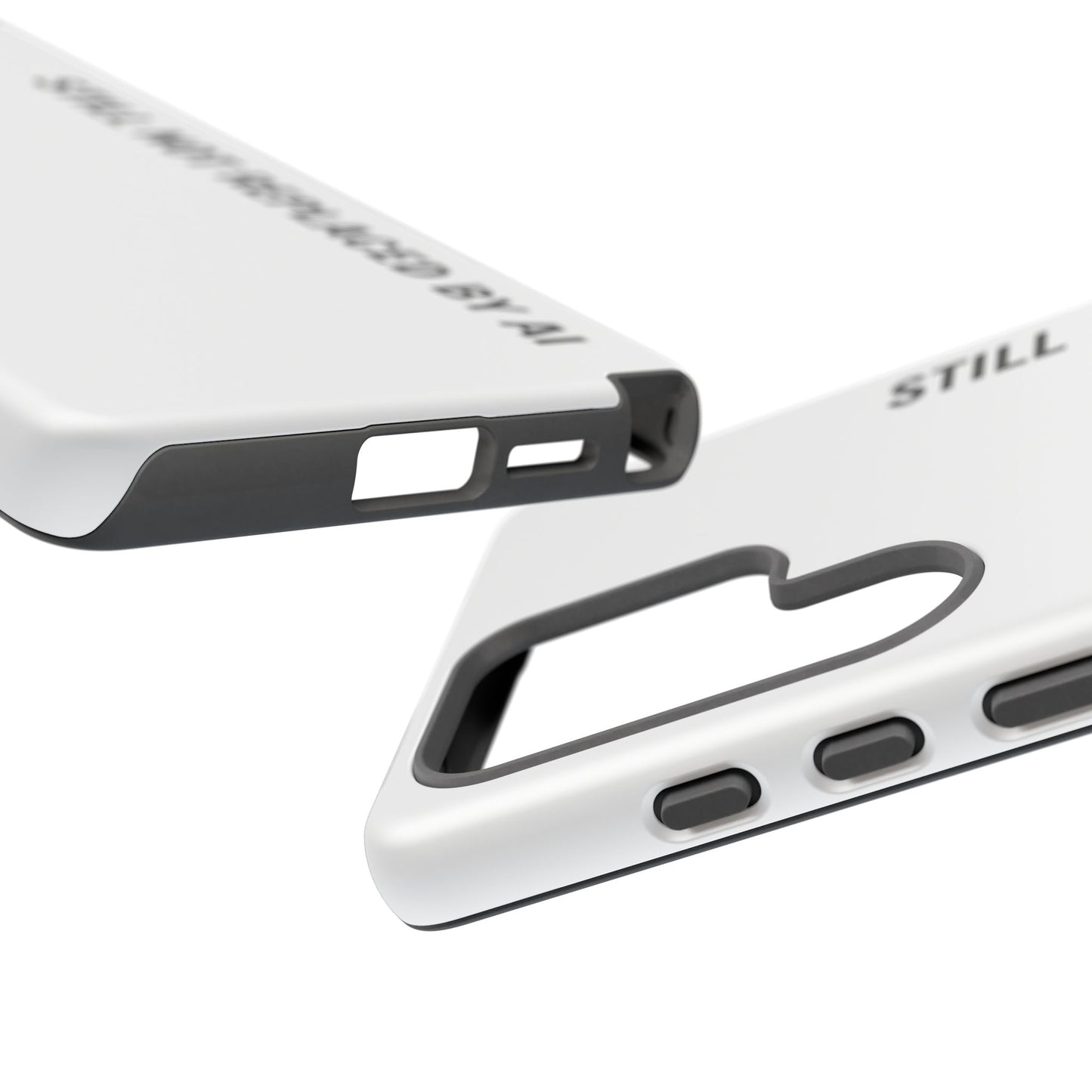 Still Not Replaced by AI – Funny Tough Phone Case for Programmers & Tech Enthusiasts