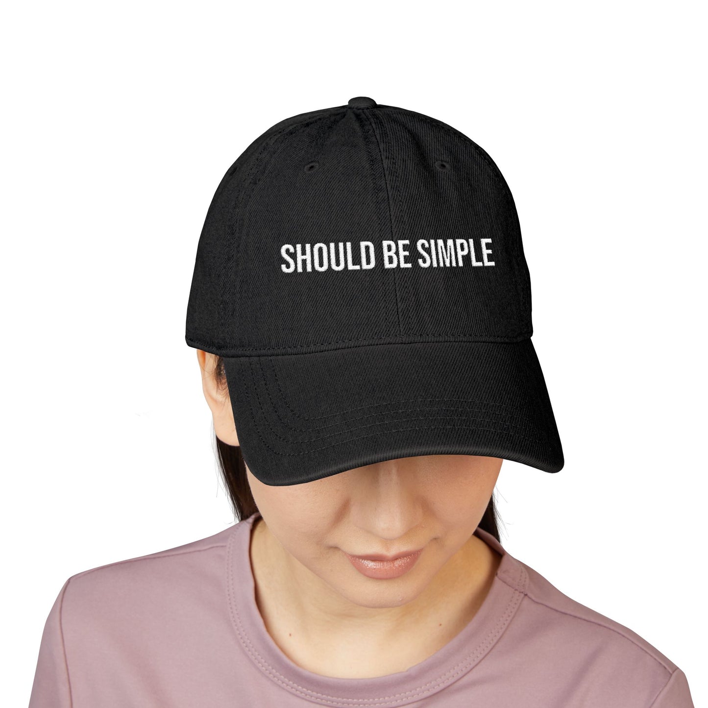 Should Be Simple. – Programmer Humor Denim Hat