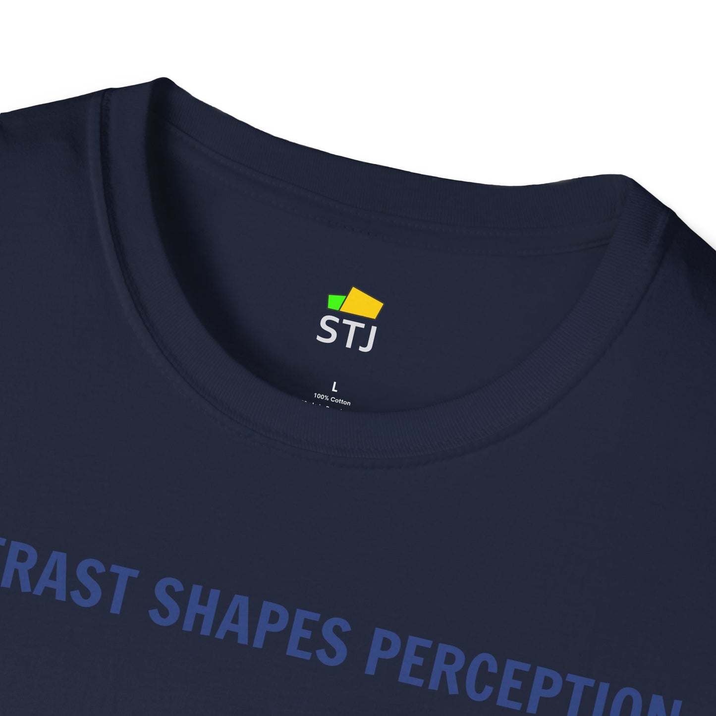 Contrast Shapes Perception - Statement T-Shirt for Frontend Developers UX Designers