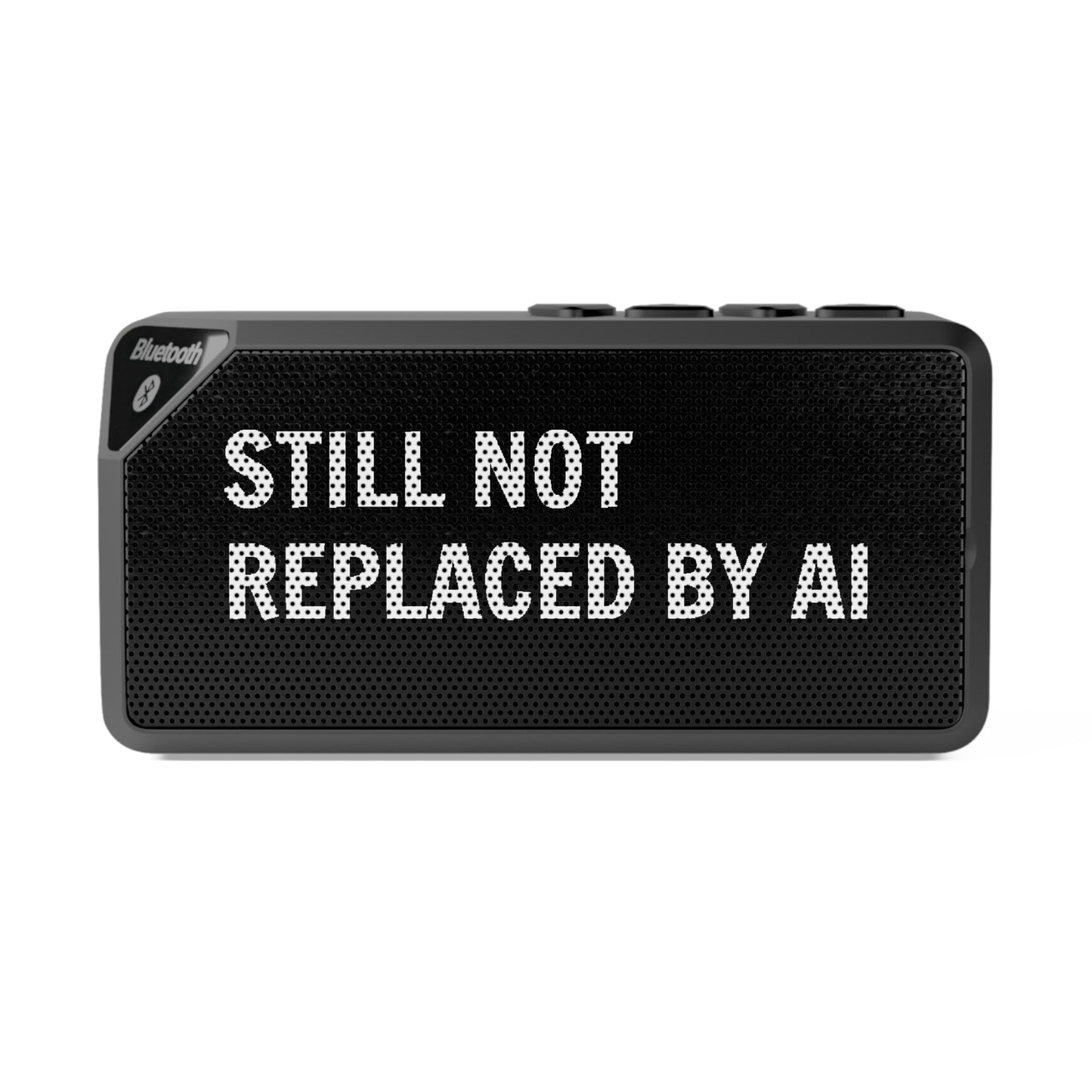 Still Not Replaced by AI – Bluetooth Speaker for Coders | Jabba Portable Wireless Speaker with AUX & Rechargeable Battery