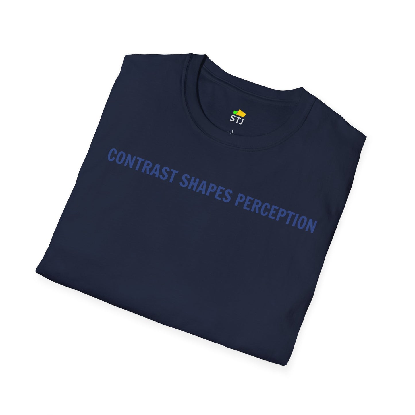 Contrast Shapes Perception - Statement T-Shirt for Frontend Developers UX Designers