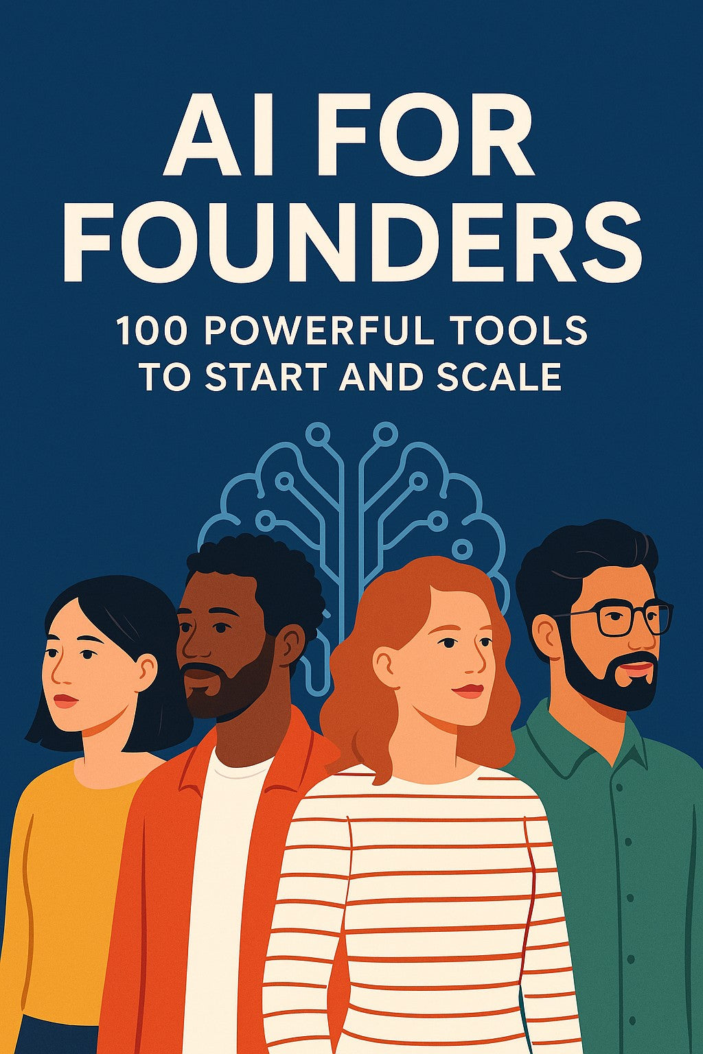 AI for Founders: 100 Powerful Tools to Start and Scale Your Startup – E-Book PDF, EPUB