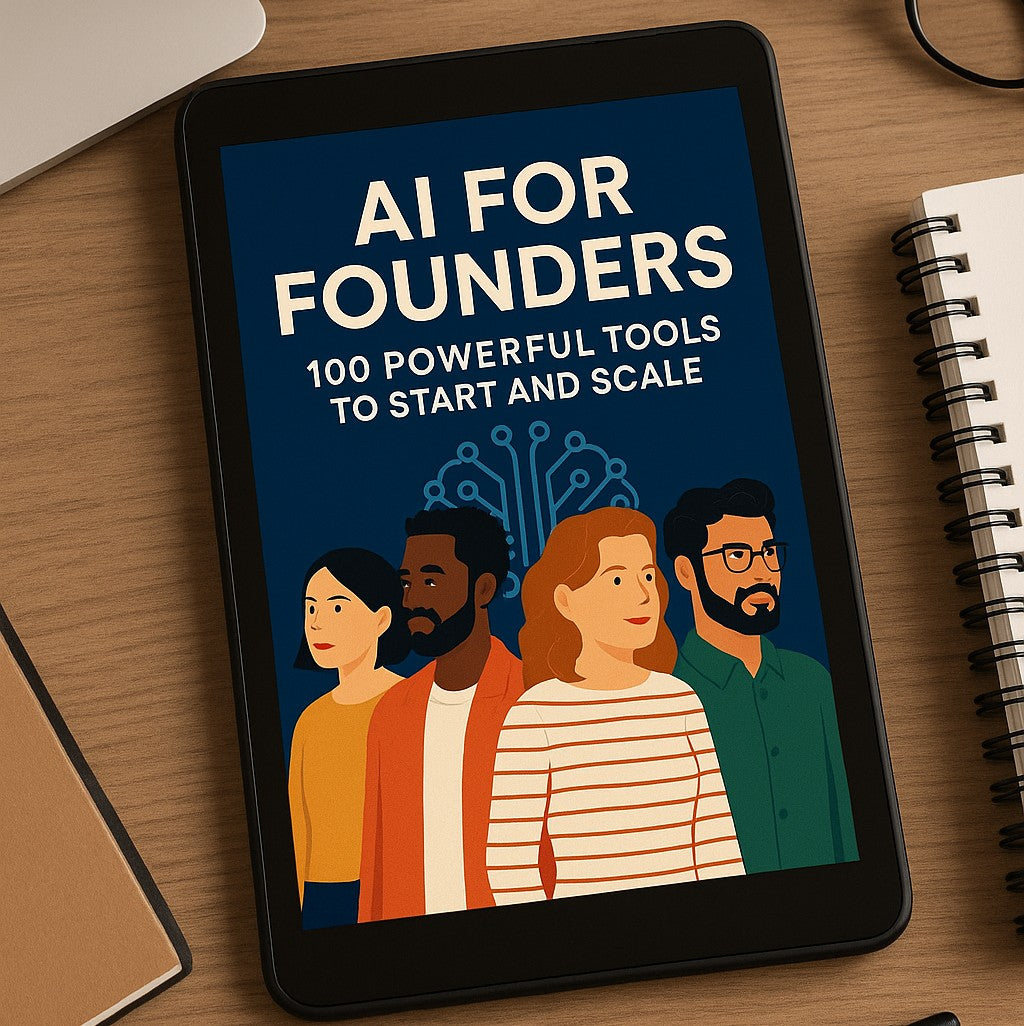 AI for Founders: 100 Powerful Tools to Start and Scale Your Startup – E-Book PDF, EPUB