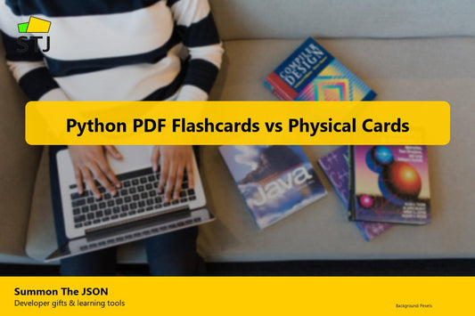 Python PDF Flashcards vs Physical Cards