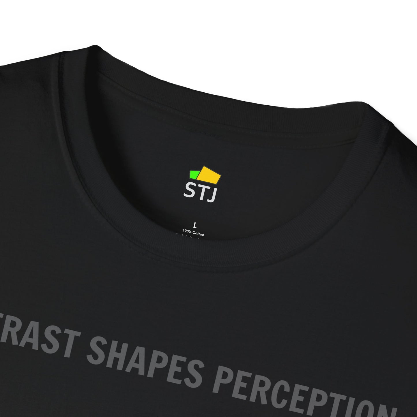 Contrast Shapes Perception - Statement T-Shirt for Frontend Developers  UX Designers