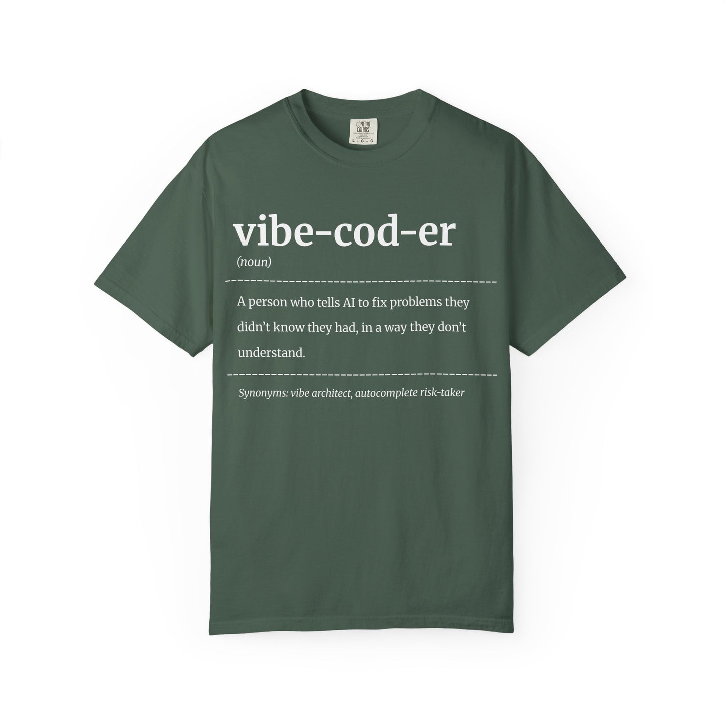 Vibe Coder T-Shirt – Funny AI Coding Shirt for Programmers, Developers & Tech Lovers