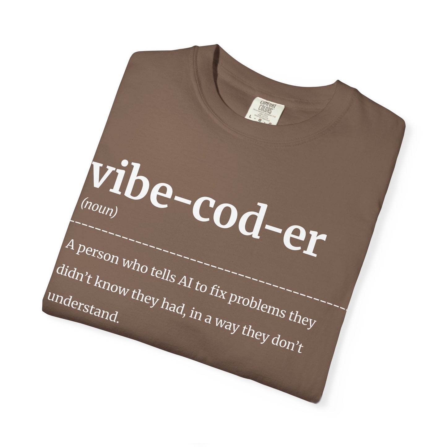 Vibe Coder T-Shirt – Funny AI Coding Shirt for Programmers, Developers & Tech Lovers