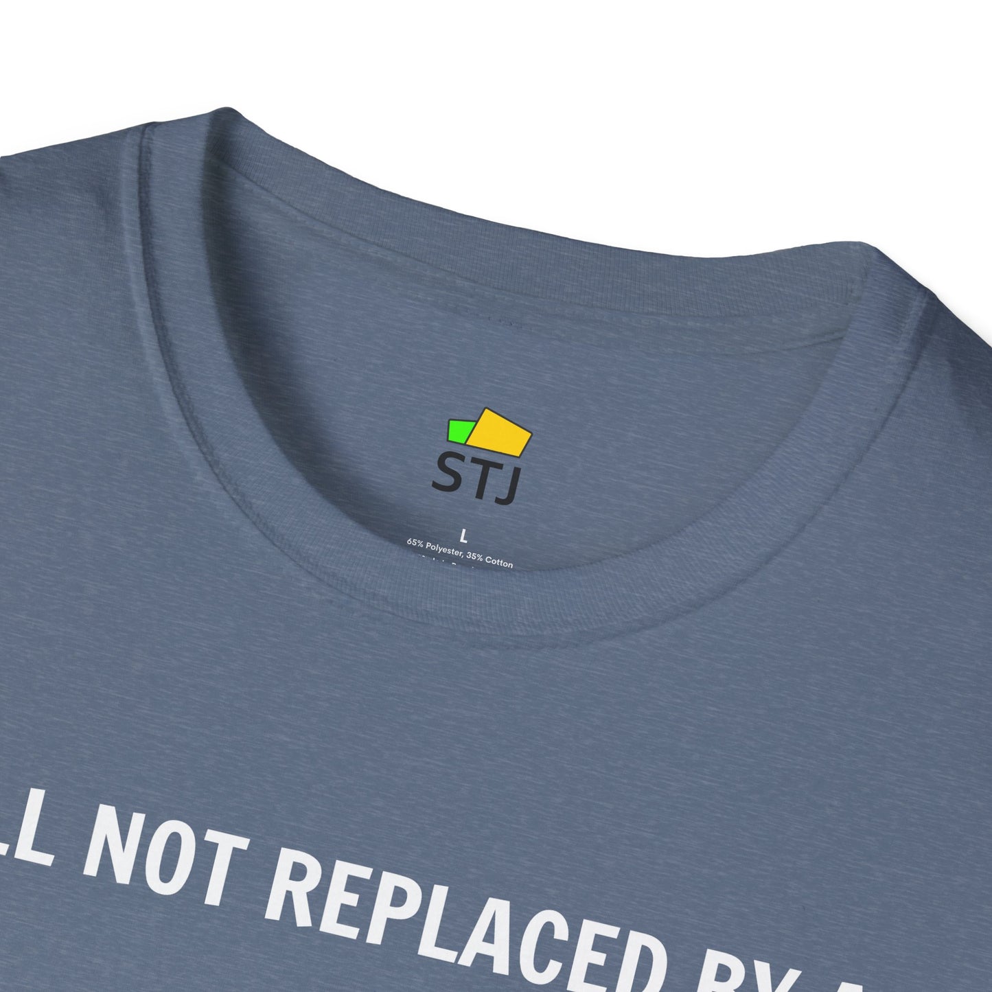 Still Not Replaced by AI – Funny Coder Shirt for Programmers & Developers