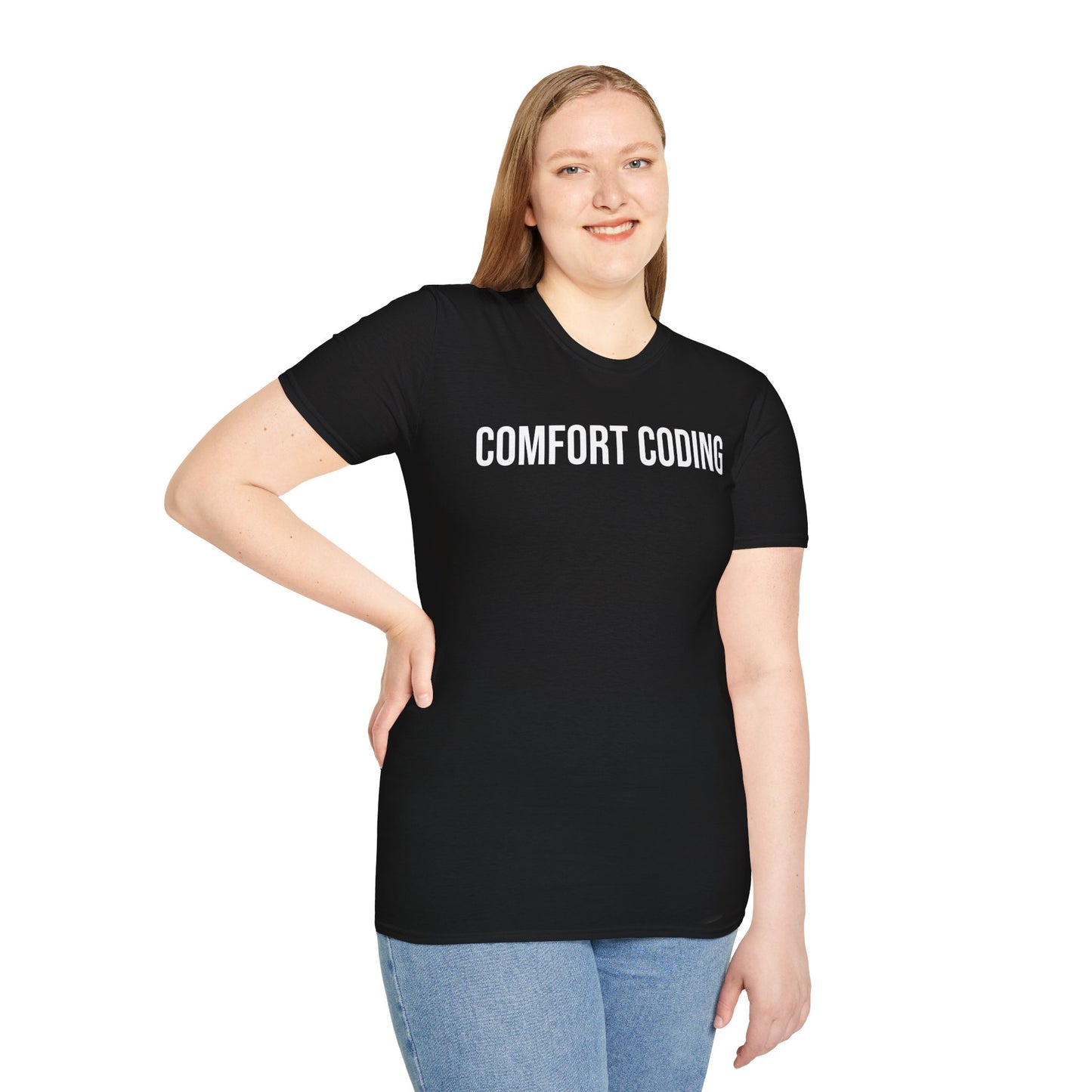 Coder Shirt – "Comfort Coding" – Programming T-Shirt for Developers