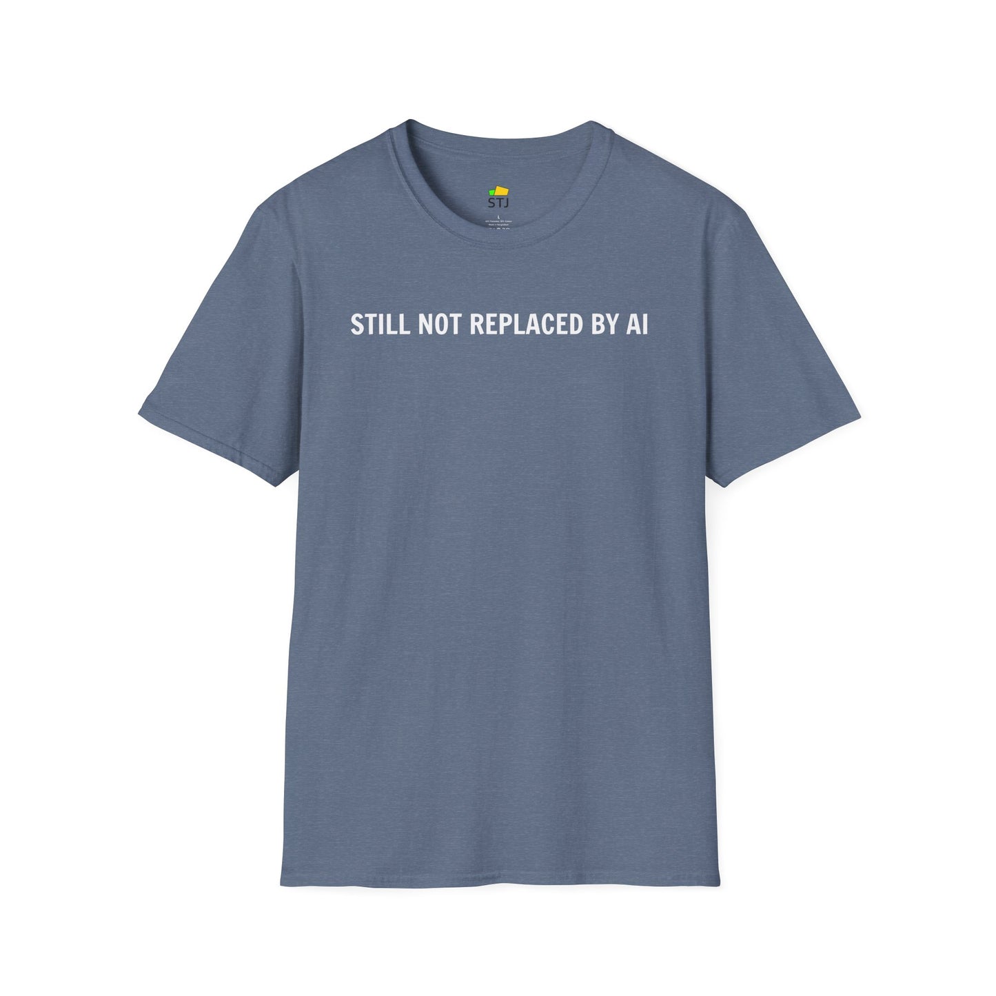 Still Not Replaced by AI – Funny Coder Shirt for Programmers & Developers