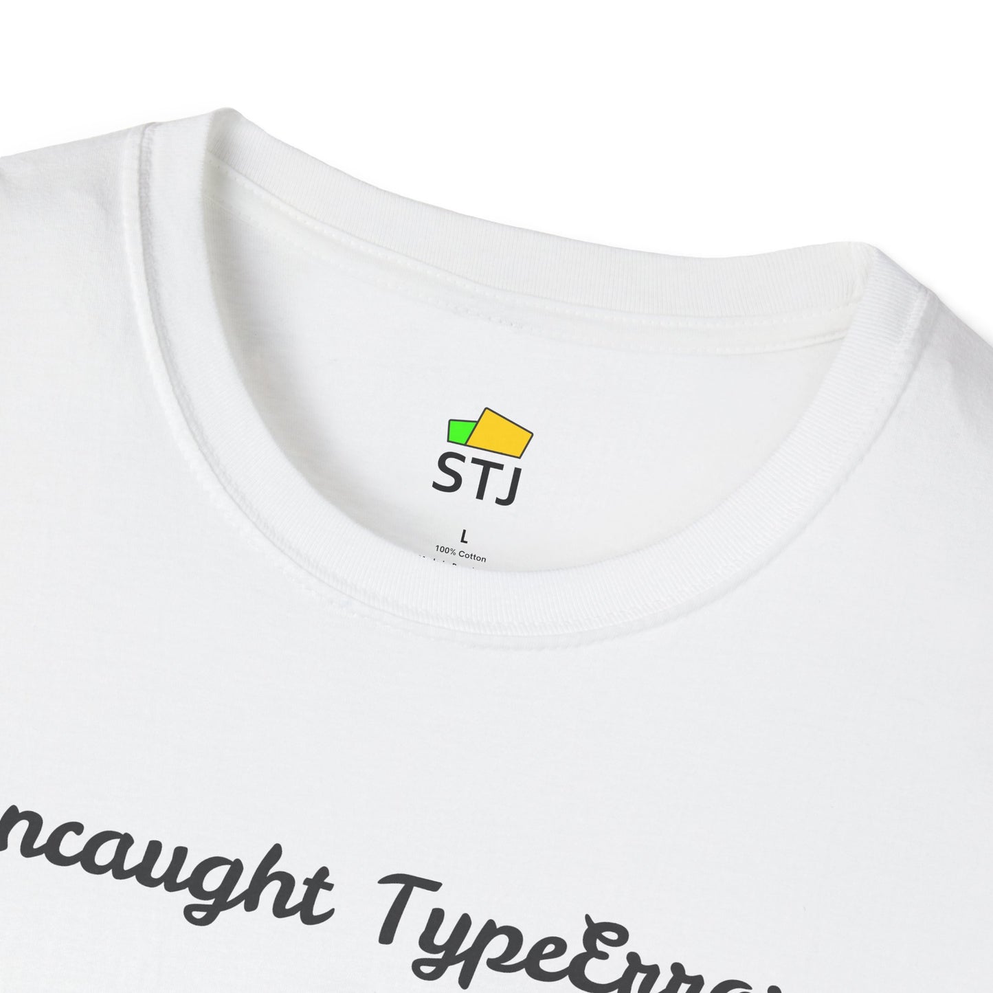 Uncaught TypeError – JavaScript Debugging Coder Shirt | Undefined Again?