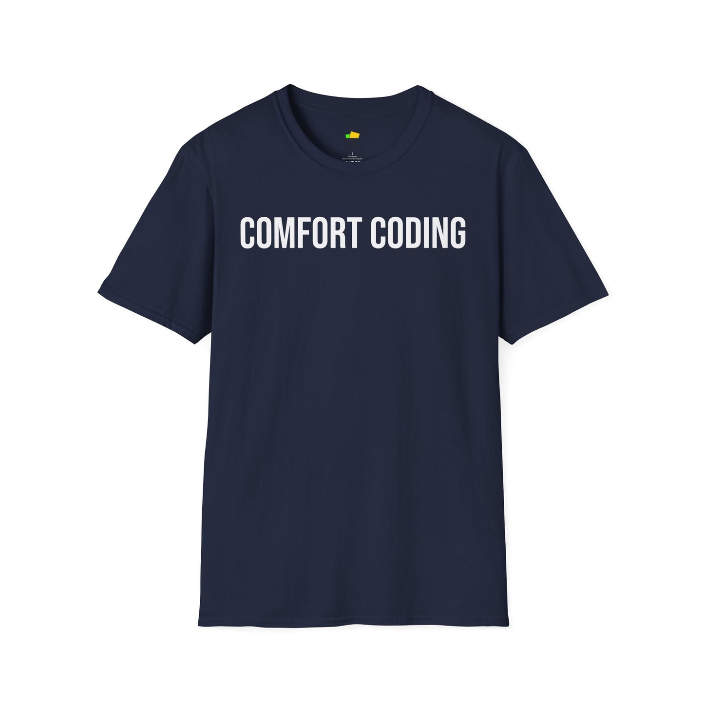 Coder Shirt – "Comfort Coding" – Programming T-Shirt for Developers