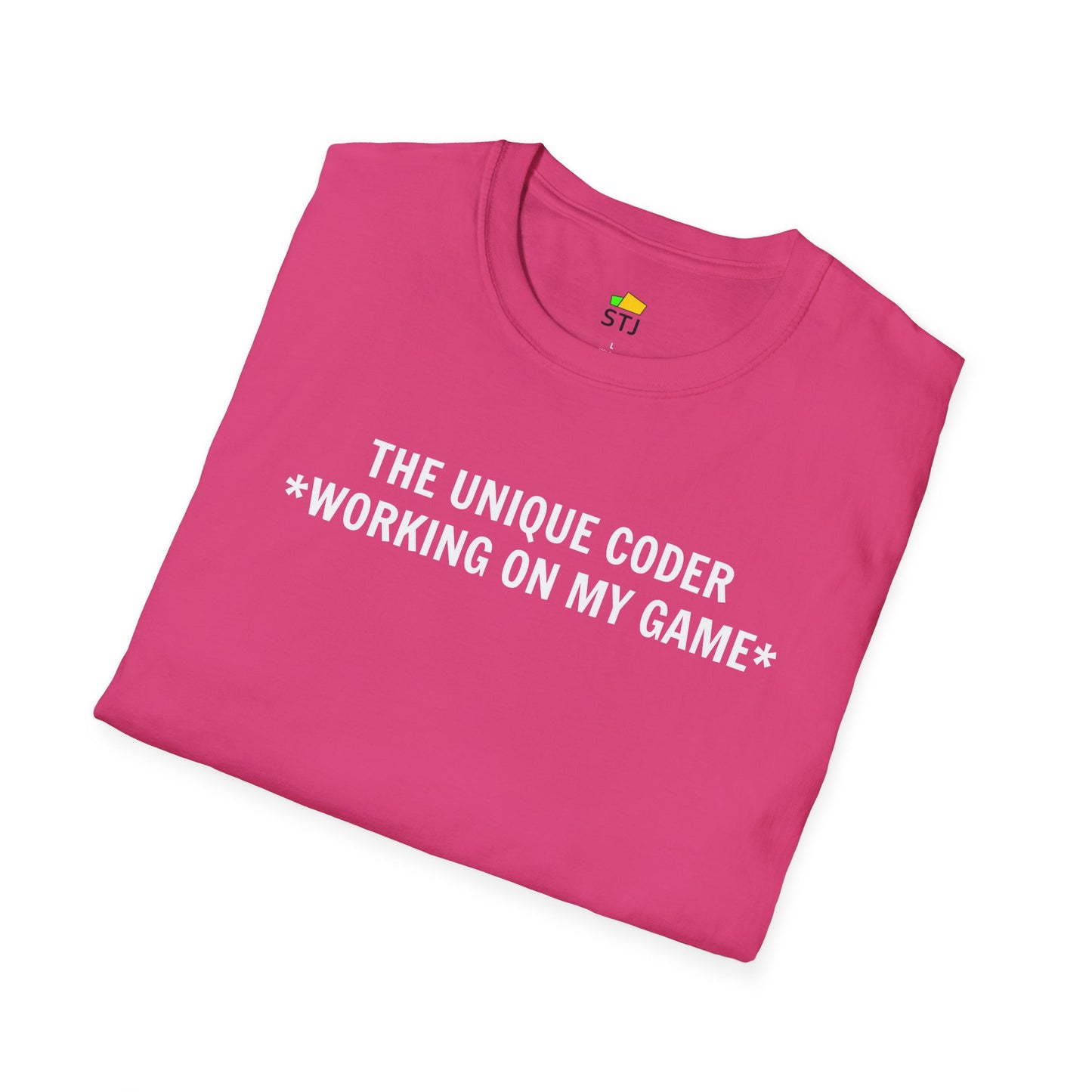 The Unique Coder – Working on My Game  Funny Coder Shirt for Developers  Gamers