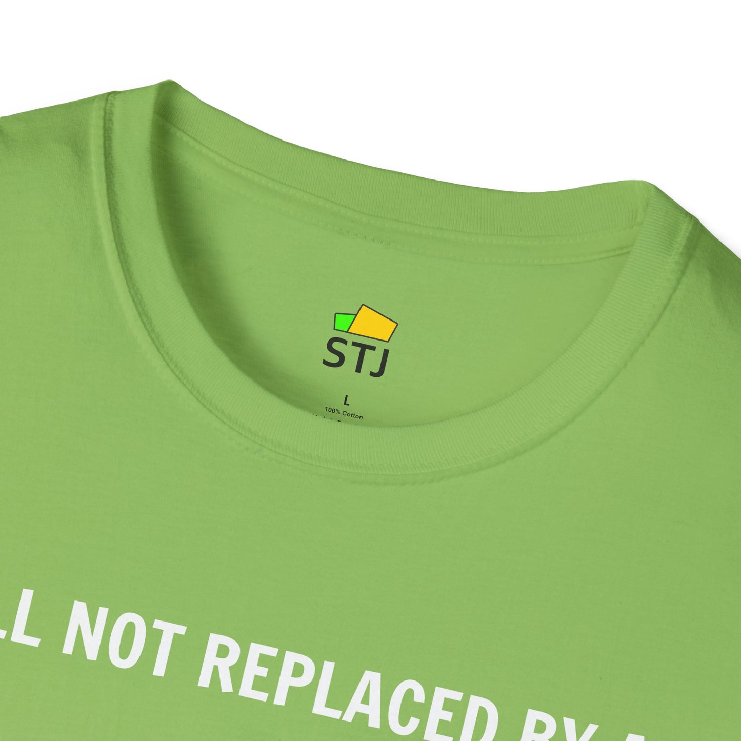 Still Not Replaced by AI – Funny Coder Shirt for Programmers & Developers