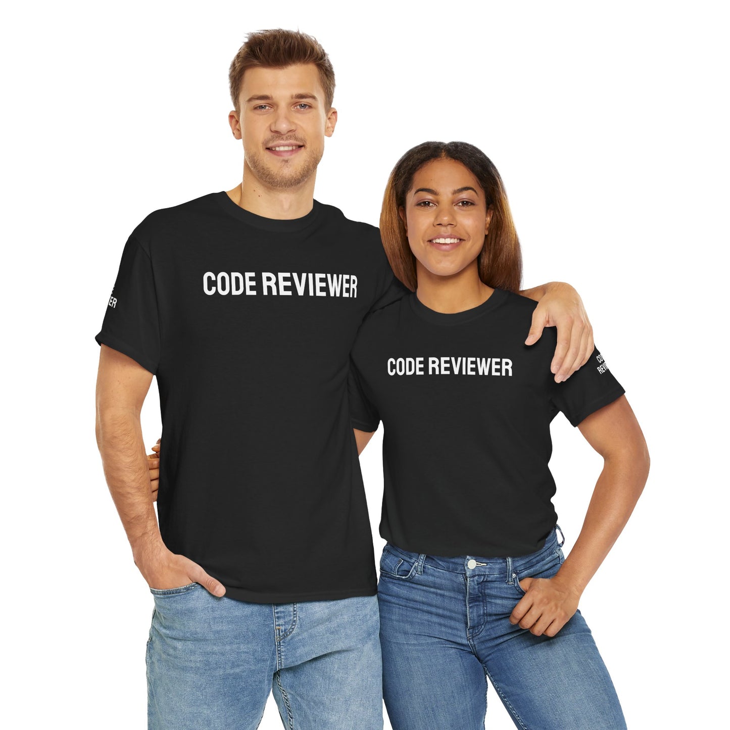 Coder Shirt – "Code Reviewer" – Programming T-Shirt for Developers