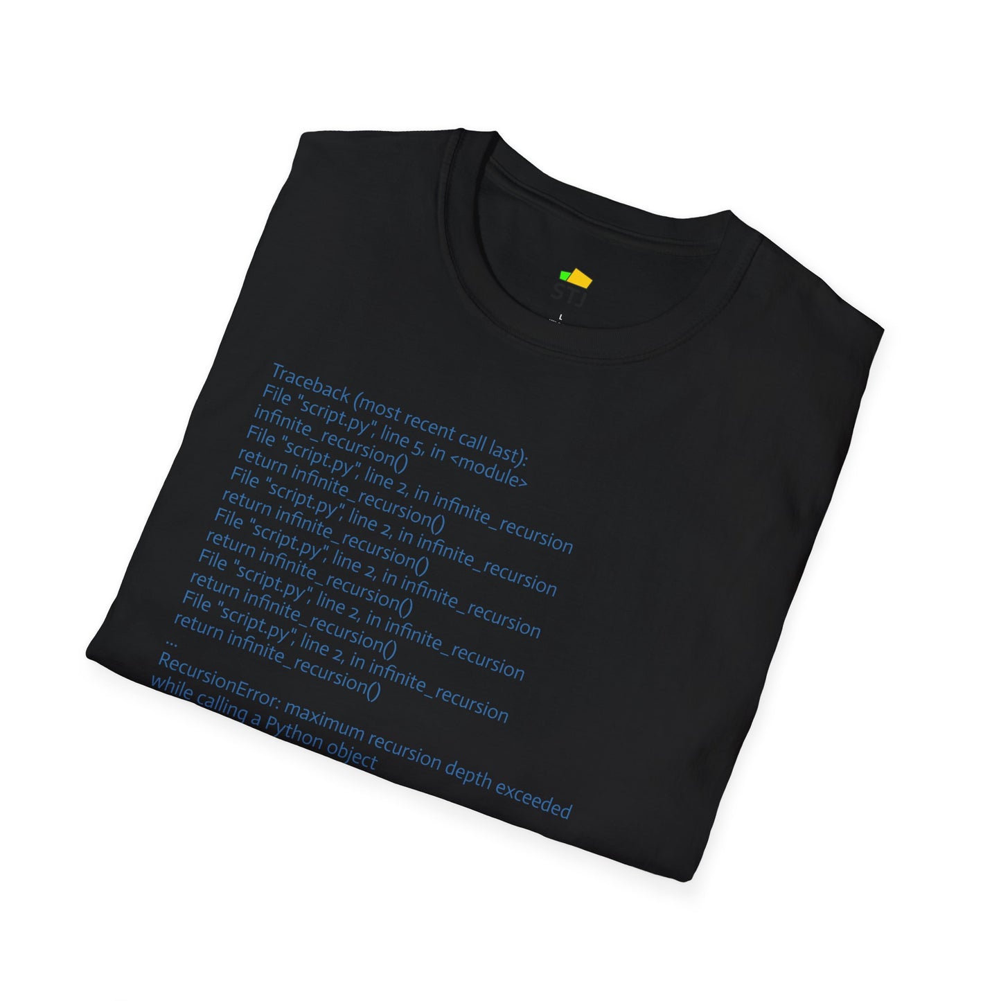 RecursionError – Funny Python Coder Shirt | Infinite Loop Dev Humor