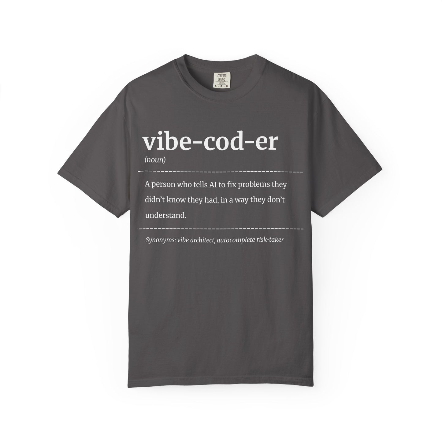 Vibe Coder T-Shirt – Funny AI Coding Shirt for Programmers, Developers & Tech Lovers