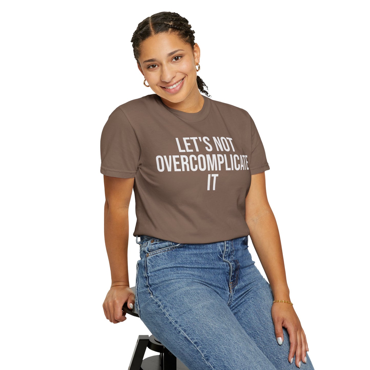 Let’s Not Overcomplicate It – Coding & Engineer Life T-Shirt | Comfort Colors 1717