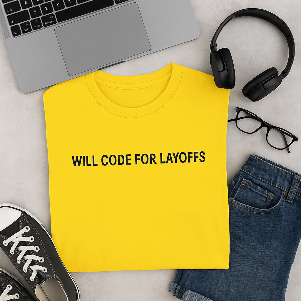Will Code for Layoffs – Funny Coder Shirt for Developers & Engineers