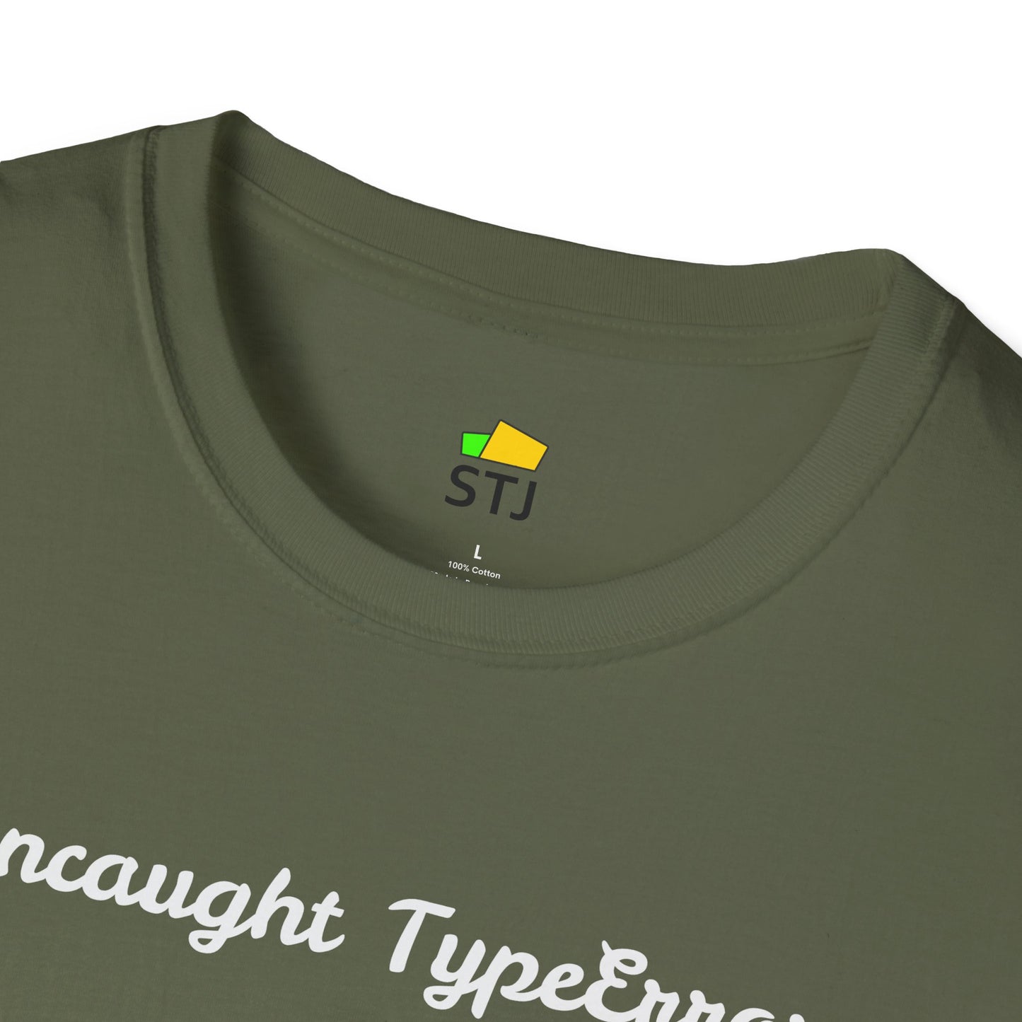 Uncaught TypeError – JavaScript Debugging Coder Shirt | Undefined Again?