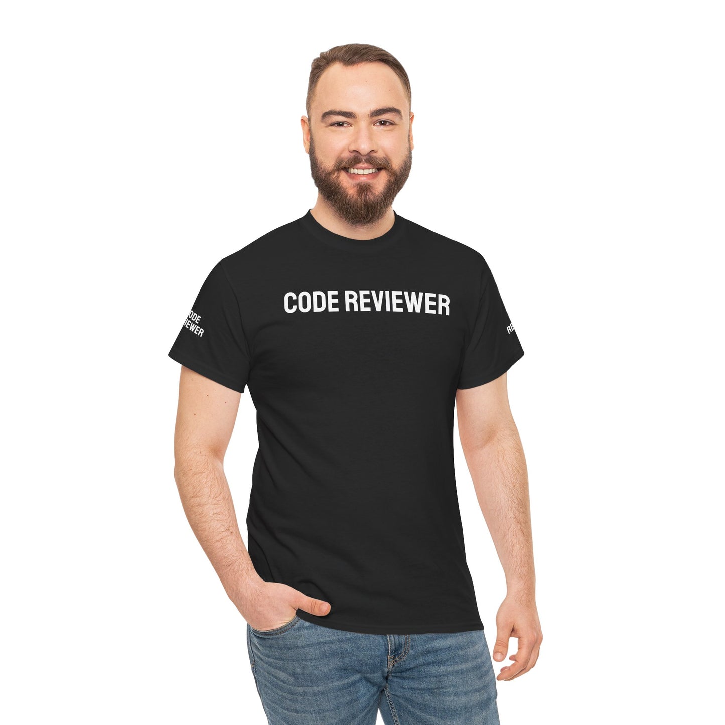 Coder Shirt – "Code Reviewer" – Programming T-Shirt for Developers