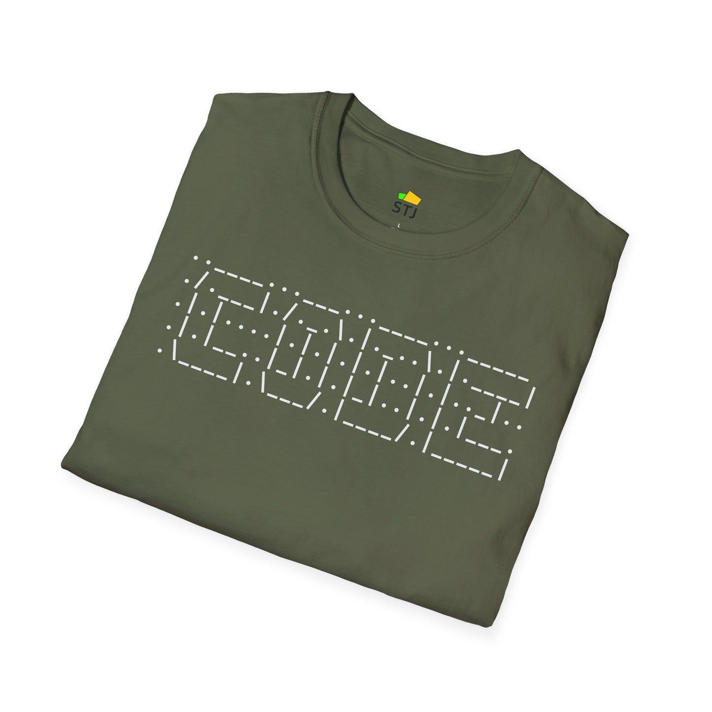 ASCII "CODE" T-Shirt – Nerdy Programmer Tee for Developers & Coders