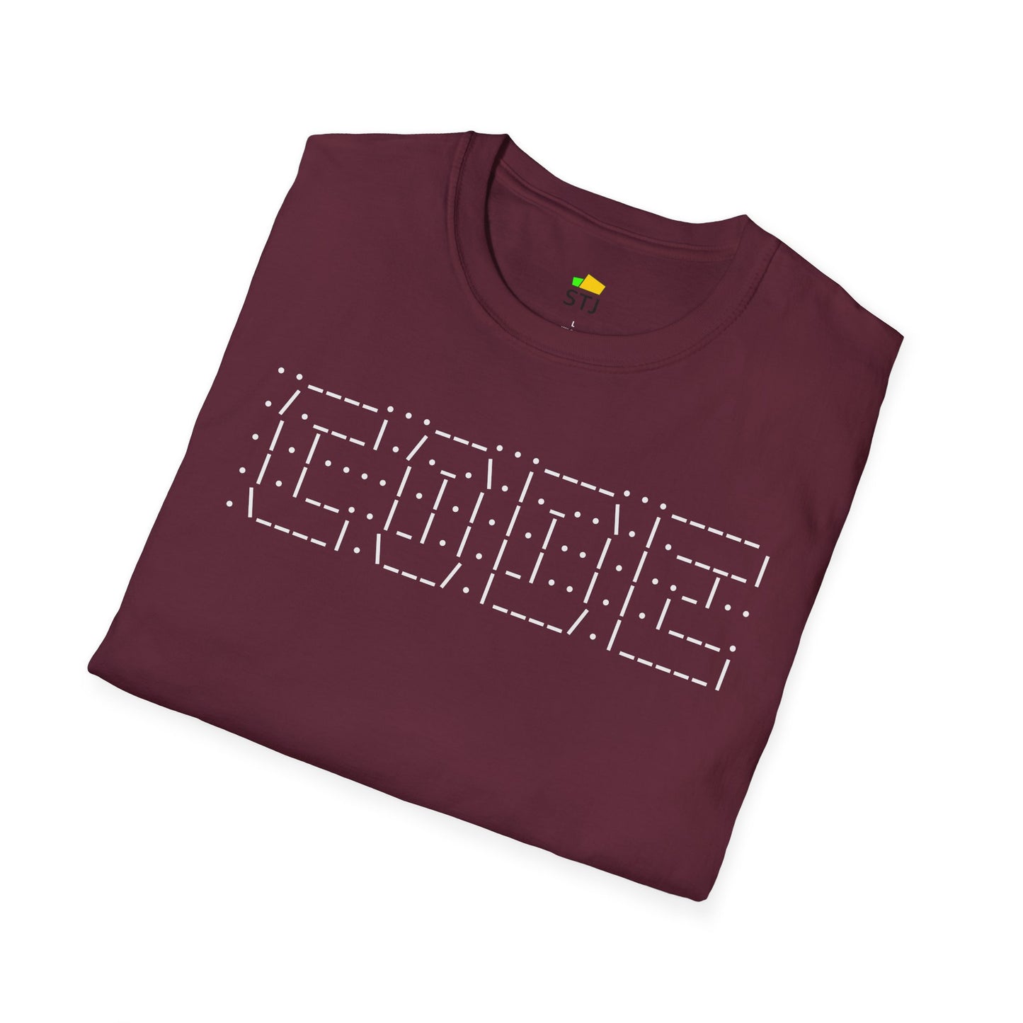 ASCII "CODE" T-Shirt – Nerdy Programmer Tee for Developers & Coders