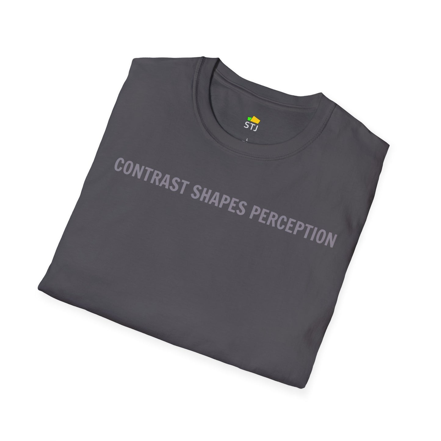 Contrast Shapes Perception - Statement T-Shirt for Frontend Developers  UX Designers