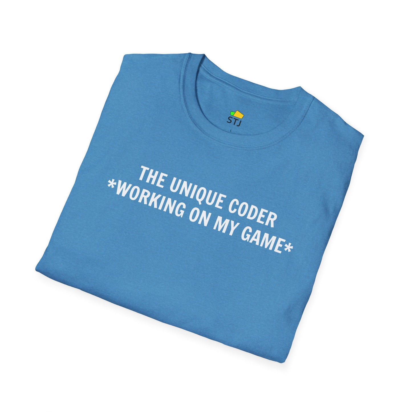 The Unique Coder – Working on My Game  Funny Coder Shirt for Developers  Gamers