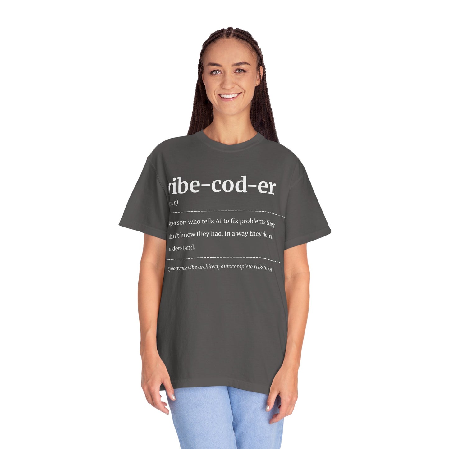 Vibe Coder T-Shirt – Funny AI Coding Shirt for Programmers, Developers & Tech Lovers