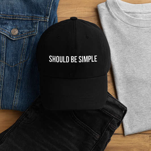 Should Be Simple. – Programmer Humor Denim Hat