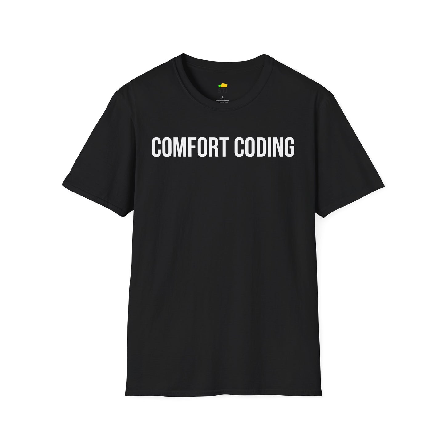 Coder Shirt – "Comfort Coding" – Programming T-Shirt for Developers