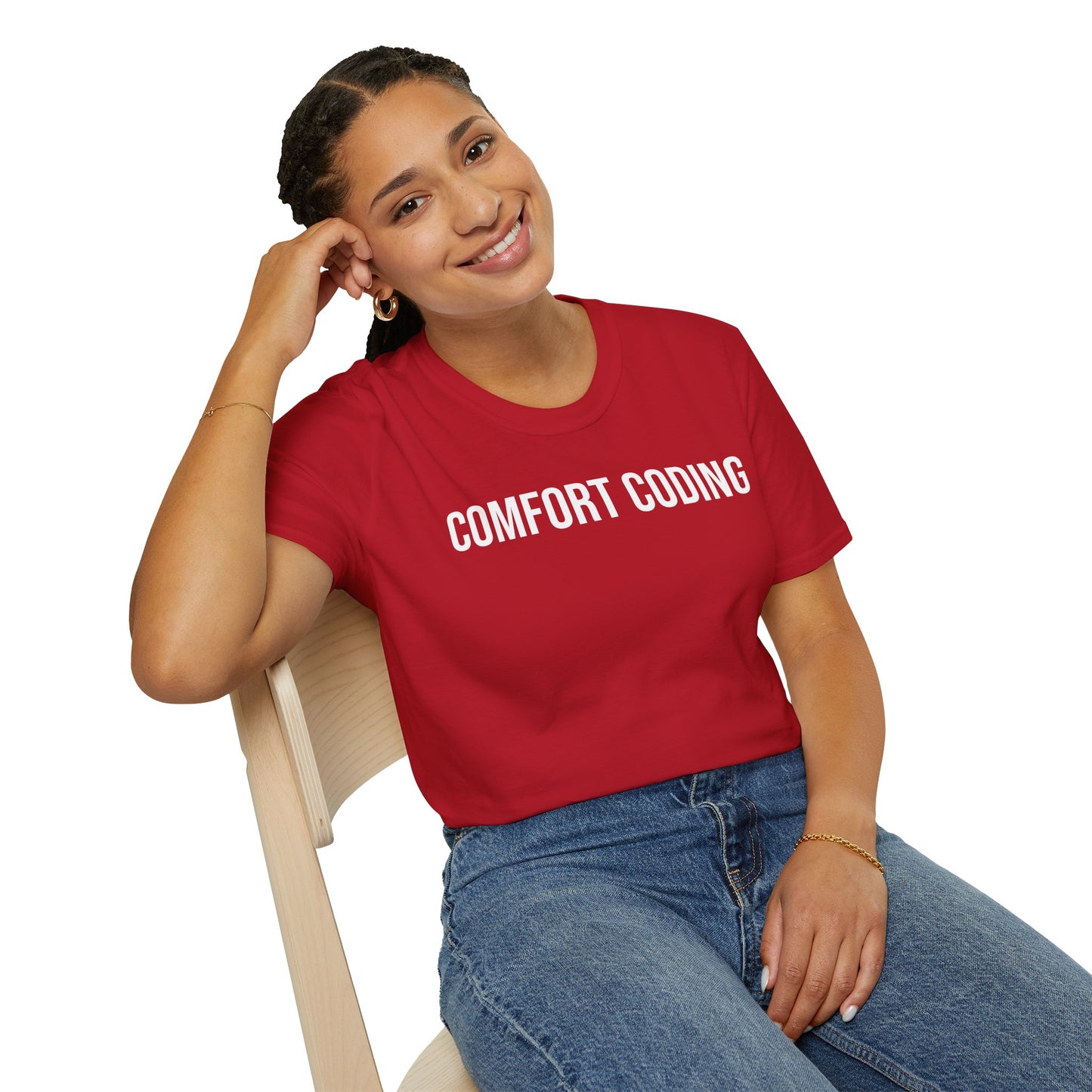 Coder Shirt – "Comfort Coding" – Programming T-Shirt for Developers